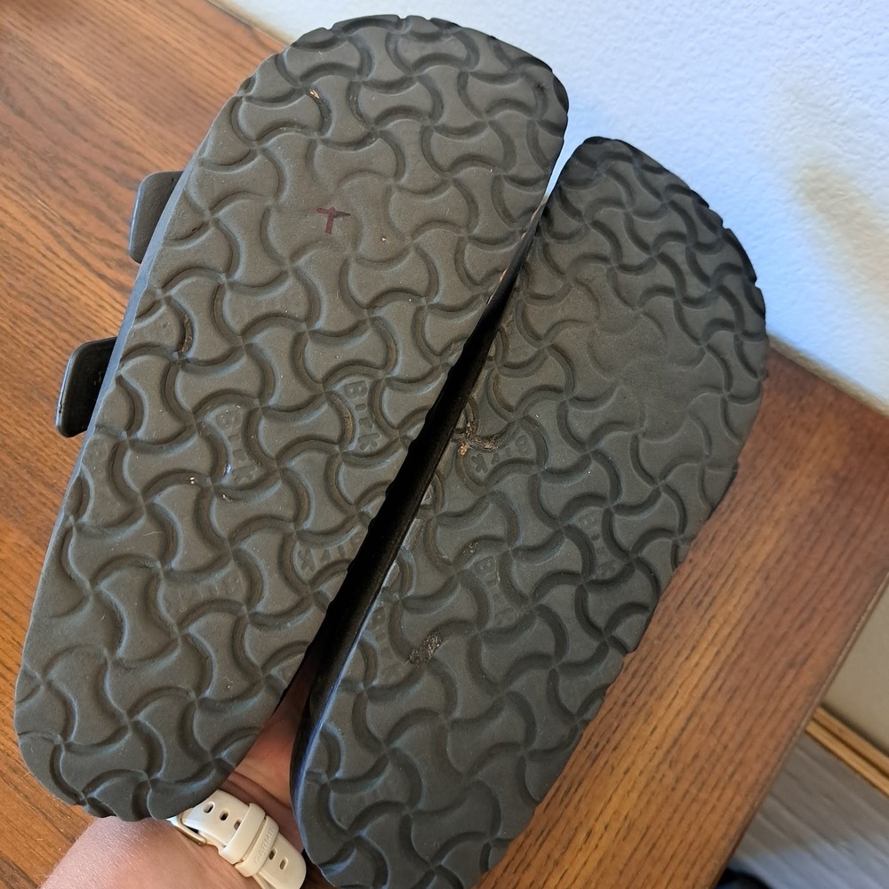 Birkenstock Arizona EVA Black Sandals Two Strap Slide Water Friendly Women 40 - Picture 6 of 7